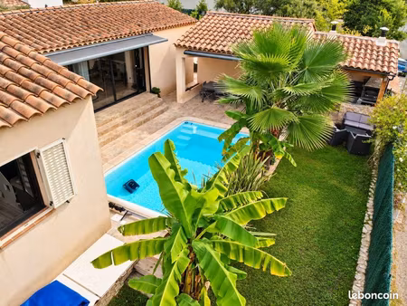 auriol – villa de plain-pied 100 m² – piscine – vue exceptionnelle – plein sud – sans mito