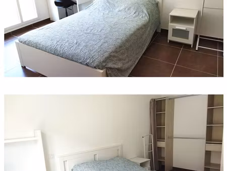 t1 bis meublé (35 8m2) proche de la fac  place de parking privée  terrasse  résidence réce