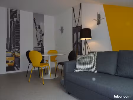 studio meublé 19 m² - hypercentre lons