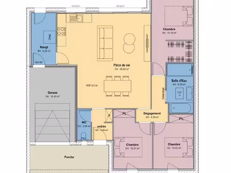 maison 4 pièces 102 m²