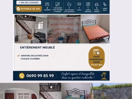 haut de villa à louer