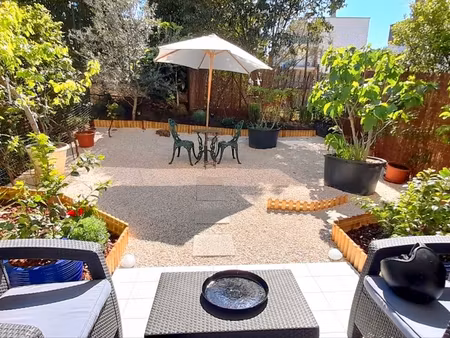 petit bijou t1 avec terrasse et jardin privatif de 45m2 plein sud à montpellier. coup de c