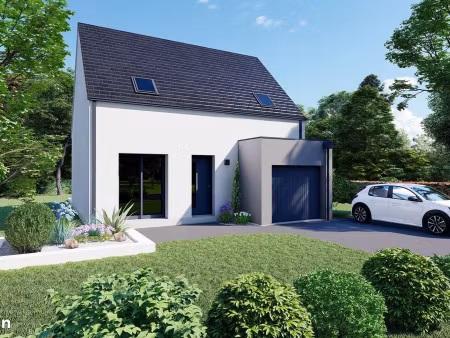 projet de construction d'une maison 73.67 m² avec terrain à orvault (44)