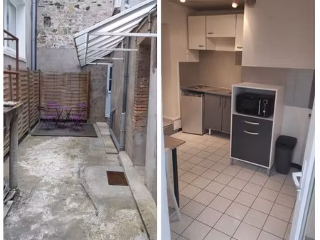 studio meublé pour étudiant 25m² avec cours