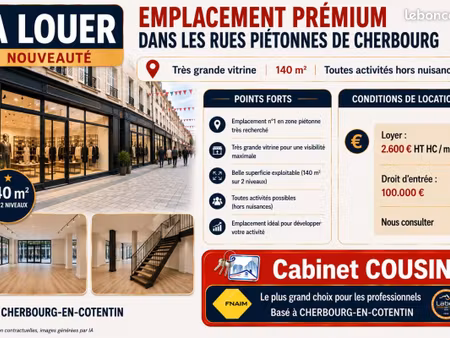 local d'activité 140 m²