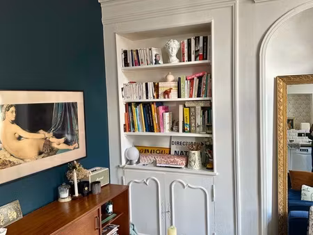 appartement haussmanien t2 44m2 + 2 places de parking quartier jouvenet