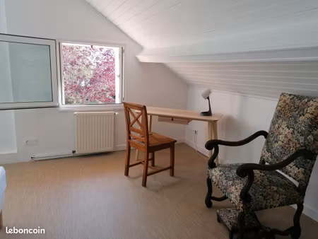 location d’une chambre meublée chez l’habitant de 19 m²