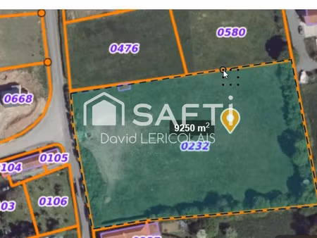 terrain 9250 m² graignes-mesnil-angot