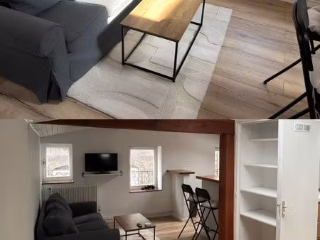 t2 meublé 44 m² – hyper-centre riom – cave – 570 hors charges