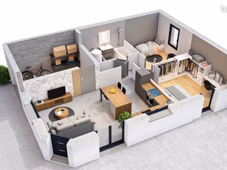 maison 4 pièces 56 m²
