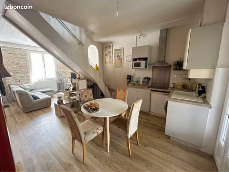 charmante maison de ville mitoyenne- rénovée  jardin & dépence