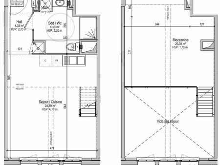 appartement 1 pièce 35 m²