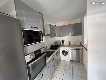 duplex meublé 3 pièces — 60 m² avec terrasse + parking — bobigny zac jean rostand
