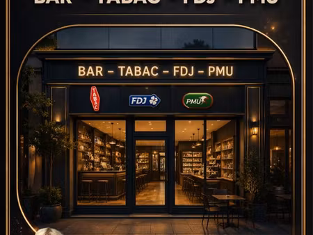 bar  brasserie  fdj  fonds de commerce  tabac tourville la riviere