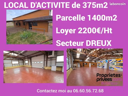 local d'activité 375 m²