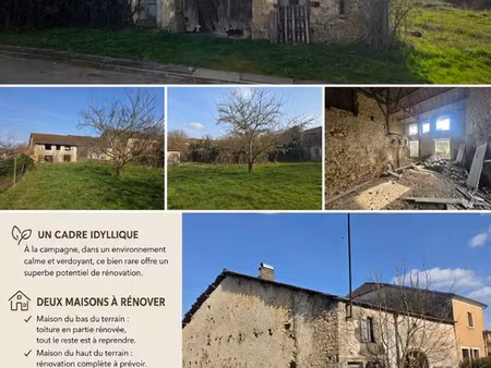 deux maisons à rénover sur terrain de 1520 m² – gros potentiel – villars-saint-marcelin (5