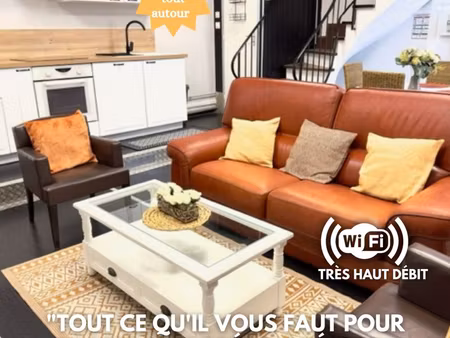 le havre notre-dame - bien atypique 57 m² - meublé 3 étoiles - rentabilité