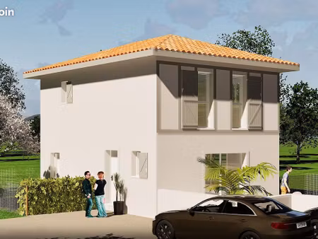 projet de construction d'une maison 89.75 m² avec terrain à saint-martin-de-hinx (40)