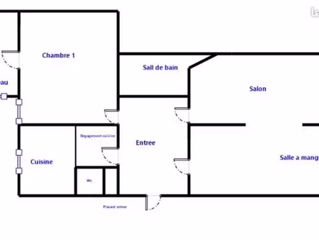 appartement 3 pièces 62 m²