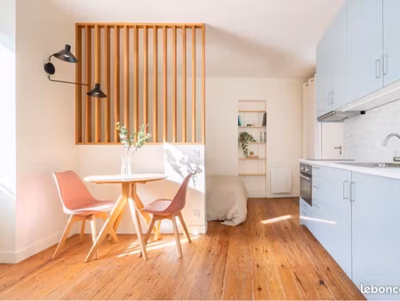 joli studio meublé au coeur du quartier zola