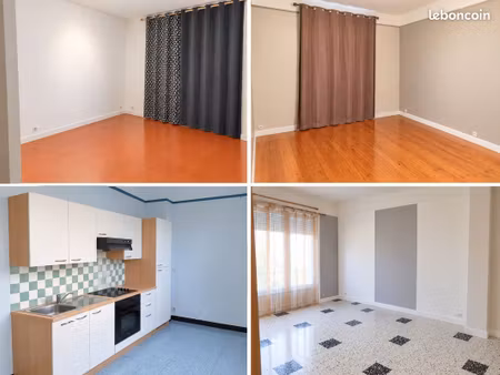 location f3 centre airaines - chauffage + eau inclus