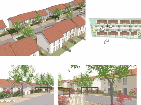 terrain de 8090m2 avec permis de construire pour 30 maisons