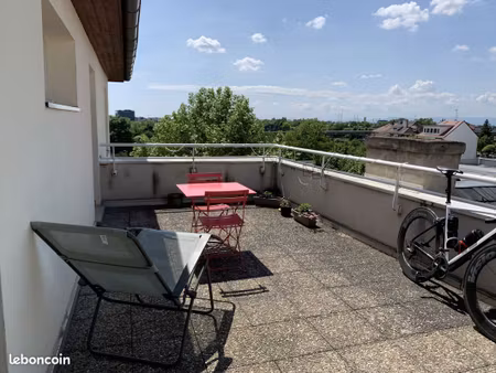 3 pièces · 67 m² + 25 m² de terrasse · schiltigheim 67300 · quartier fischer