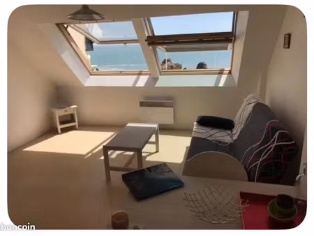 t1 bis face mer avec parking à st marc sur mer