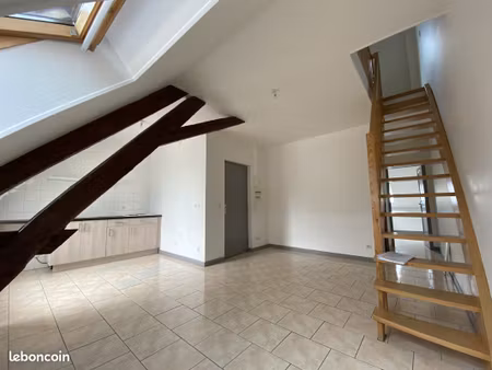 charmant f3 rénové sous combles – centre sens