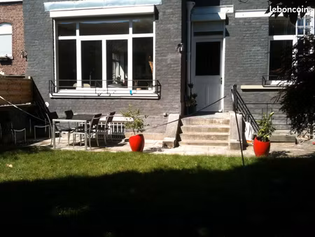 apt type maison rdc - 100 m2 - grand jardin