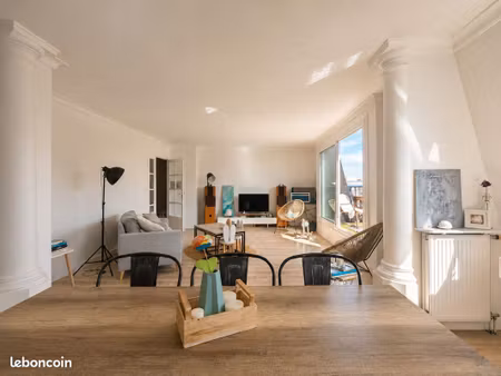 appartement familial de 120 m² – dernier étage – 2 terrasses – box fermé – créteil pointe 