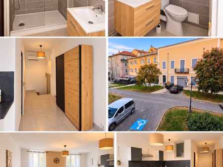 studio meublé 30 m² – rénové à neuf – climatisé – alès centre