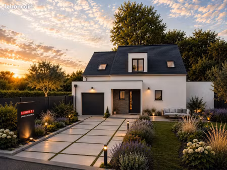 projet de construction d'une maison 116 m² avec terrain à guidel (56)
