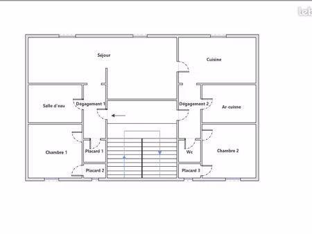 saint nazaire - appartement t3 - proche chantiers