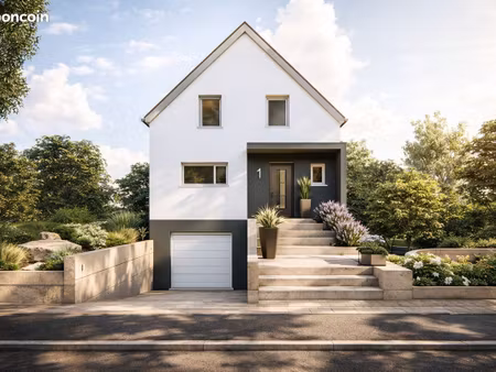 projet de construction d'une maison 91 m² avec terrain à pfastatt (68)