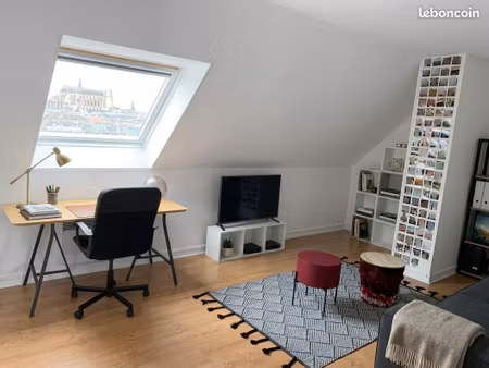t2bis duplex 44m² - proche centre ville et citadelle - parking double