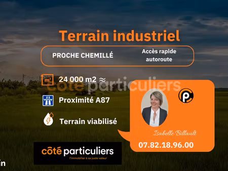 terrain 24391 m² chemille en anjou