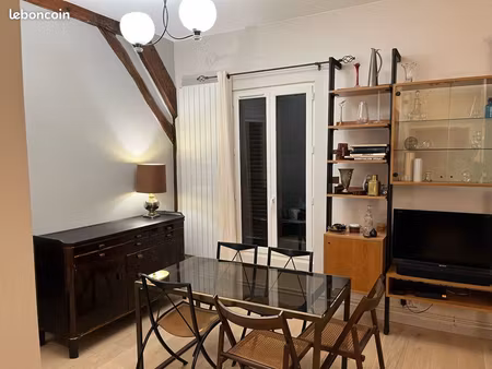 3 pieces 51m2 entièrement meublé. 2 ch. + cave à vincennes cinémas