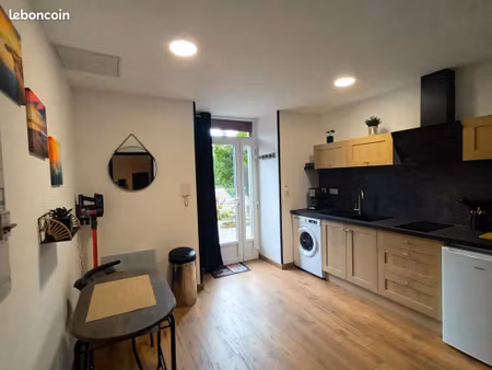 appartement meuble avec jardin