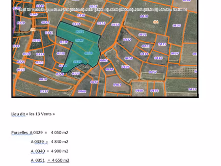 vente terrain agricole