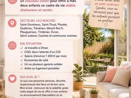 recherche location – maison ou appartement t4/t5