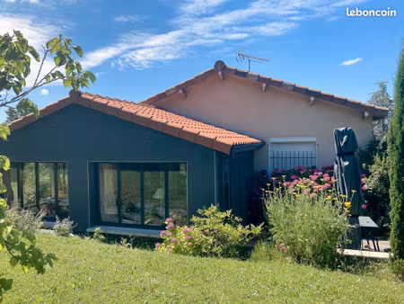 monferran saves (32490) - villa t5 - 106m² - parcelle 591m² - garage 30m²