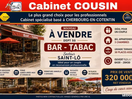 fonds de commerce bar 80 m²