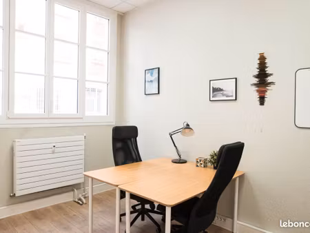 bureau privatif (2 postes) - blanche / place de clichy