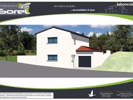 maison 3 pièces 75 m²