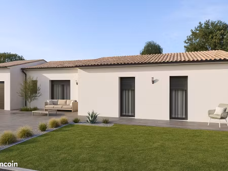 maison de 83.85 m² sur un terrain de 462 m² à meursac en charente-maritime (17)
