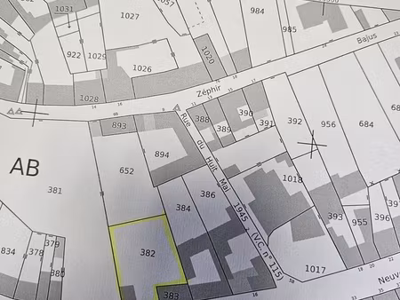 terrain 579 m² avesnes le comte