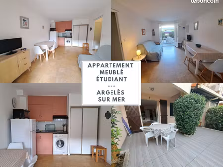 location meublé étudiant(e) argelès-sur-mer