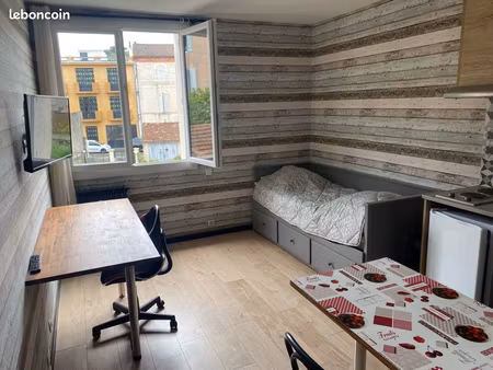 studio meublé 17m2 centre ville