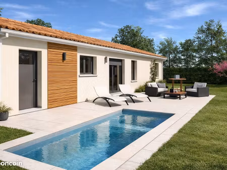 projet de construction d'une maison 90 m² avec terrain à belin-beliet (33)
